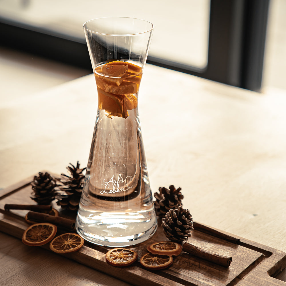 Edle Karaffe für Wasser und Saft – Aufs Leben