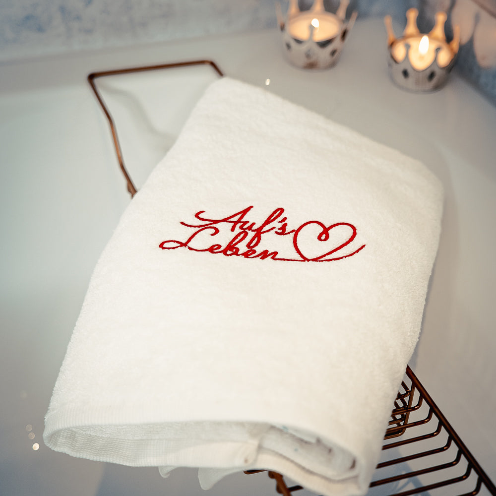 „Auf’s Leben“ Duschtuch