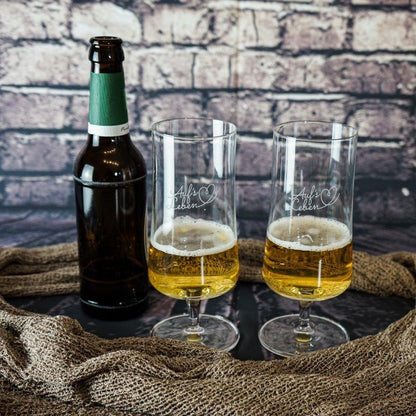 Pilsglas mit froher Botschaft ¦ 6 Gläser