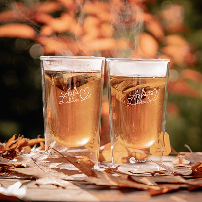 Mein ganz spezielles Tee-/Latte Macchiato-/Glühweinglas ¦ 2 Gläser