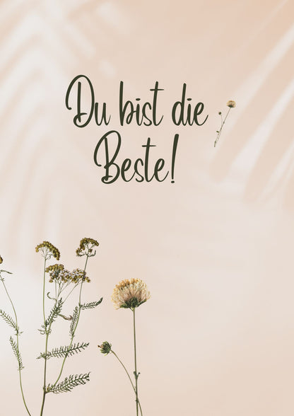 "Auf’s Leben" Geschenkverpackung und eine persönliche Grußkarte