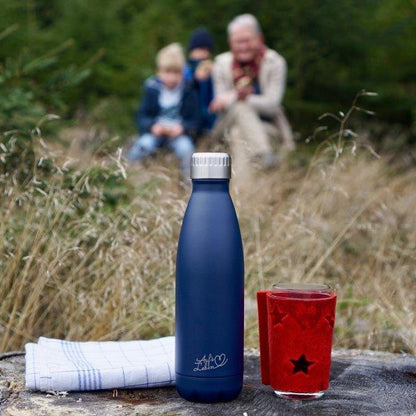 Isoliertrinkflasche FLSK® - "Auf's Leben", 500 ml