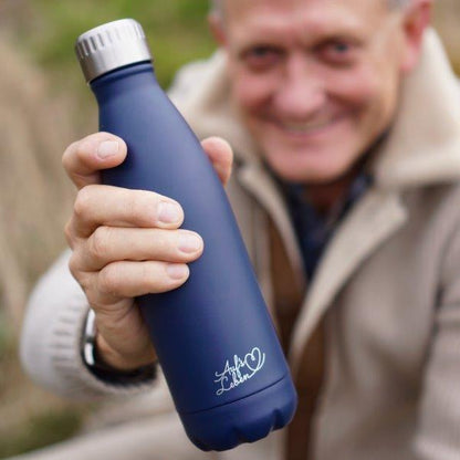 Isoliertrinkflasche FLSK® - "Auf's Leben", 500 ml